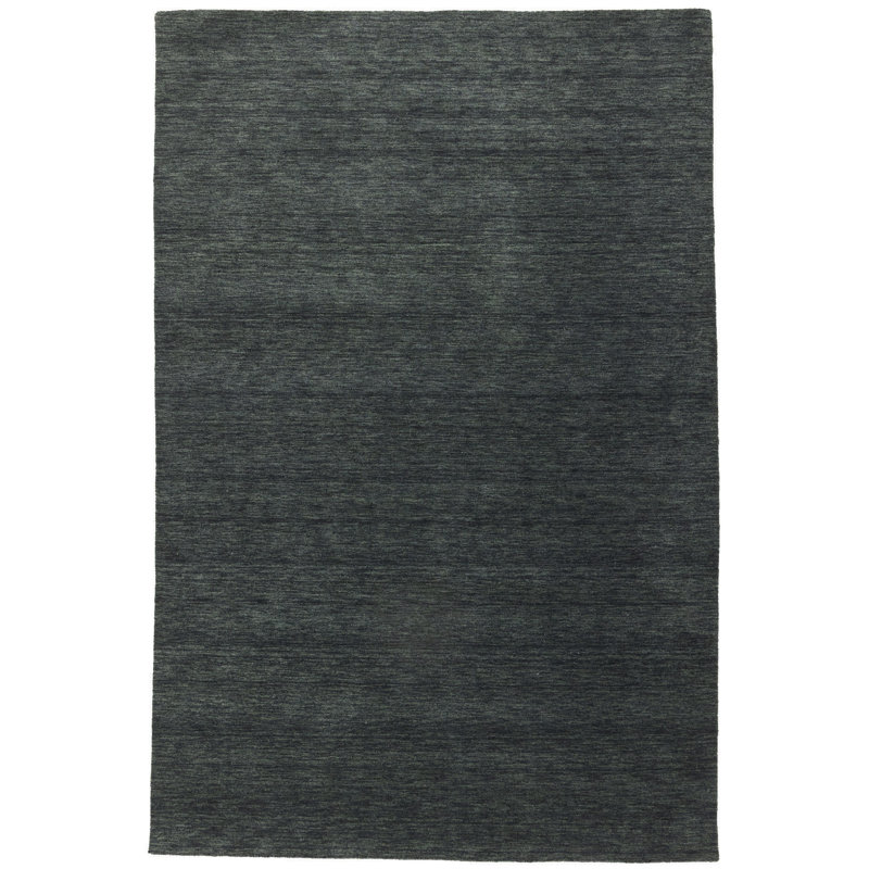 Greilickville Hand Loomed Gabbeh Rug, 100% Wool, Solid Color, Fade & Stain Resistant, Durable, All Sizes, India-Made.