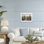 «Stormy Beach Day», reproduction sous verre encadrée, design par Assaf Frank