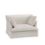 Fauteuil d'appoint surdimensionné 47,2 po avec port double
