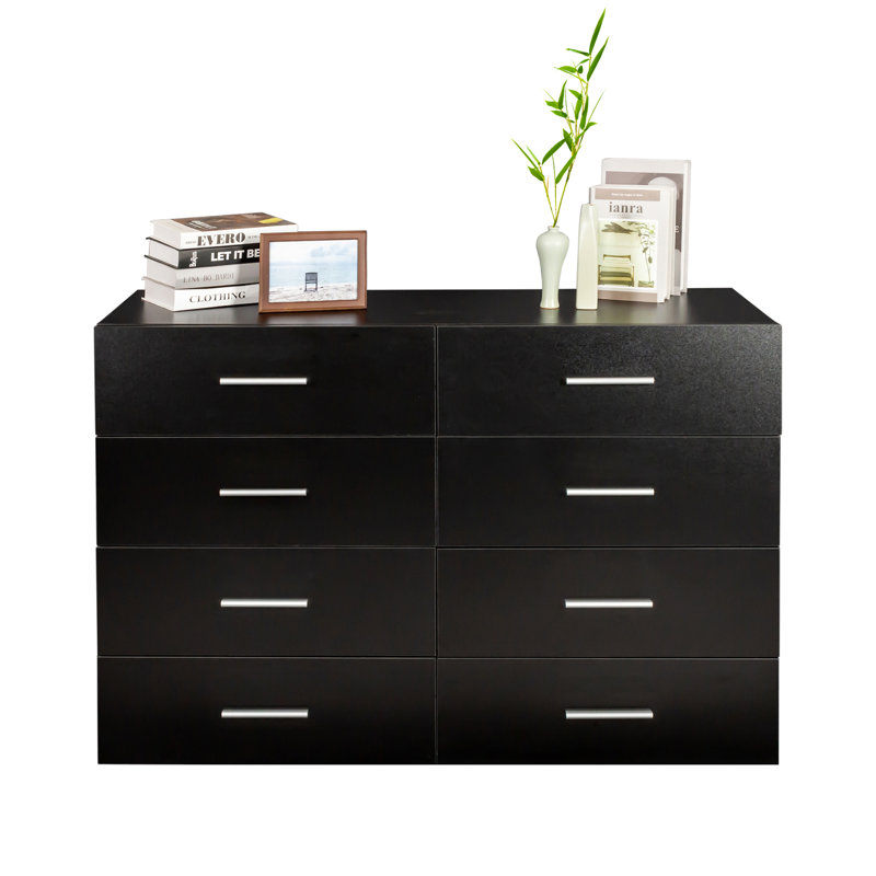 Bezalel 47.2 " W 8 - Drawer Dresser, Black