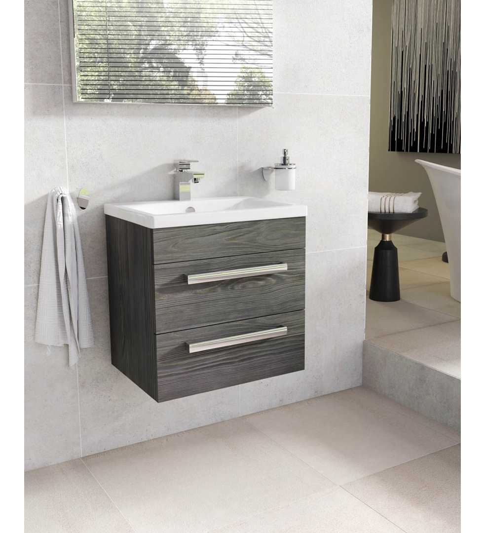 Newton 515mm Wall Mounted Standard Vanity Unit