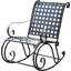 Chaise berçante de patio Apisan