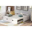 Lit de jour extensible avec couchette, lit de jour en bois avec couchette-1112340562