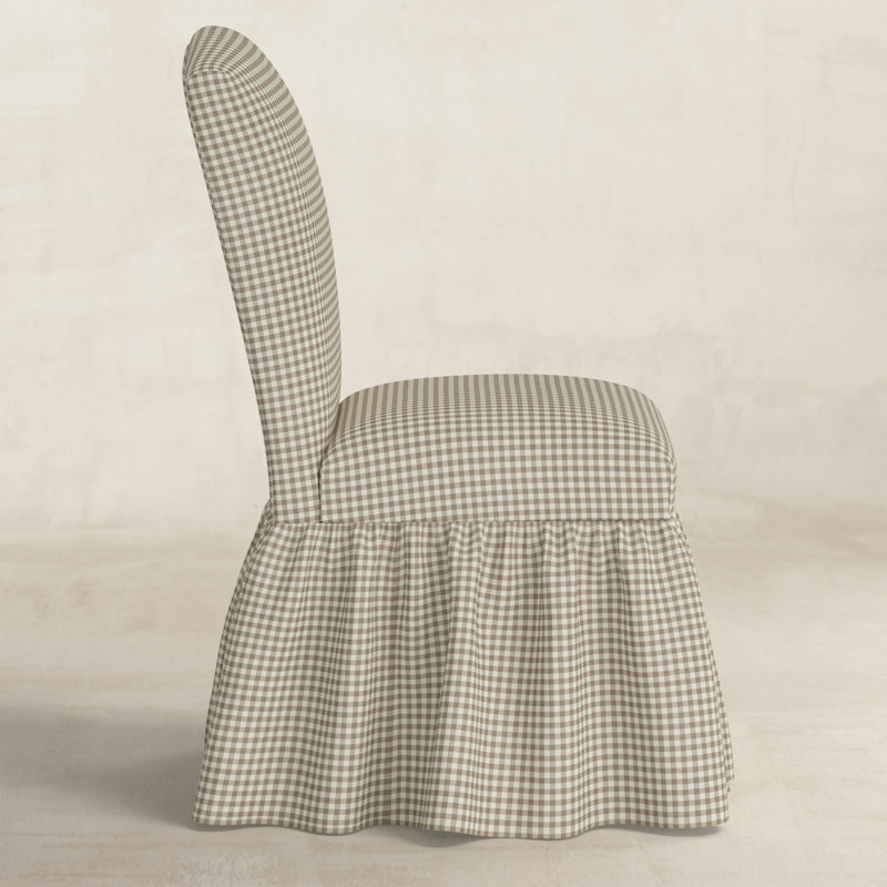 Upholstered Dining Chair, Burlap
