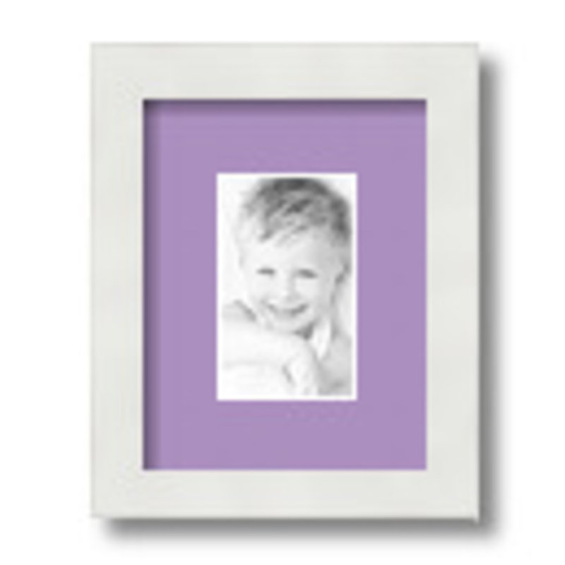 Matte Picture Frame with Mat, Lavender Mist