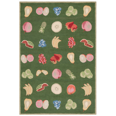 Demitro Hand Hooked Wool Rug