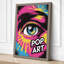 Eye Pop Art - Wrapped Canvas-1608372549-1608372558