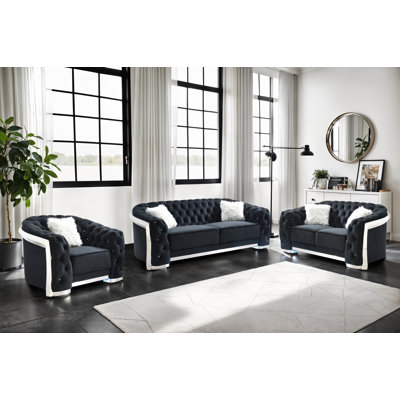 Wroclaw 3pc Living Room Set