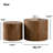 2-Pieces Round Wooden Nesting Coffee Table-1210383085