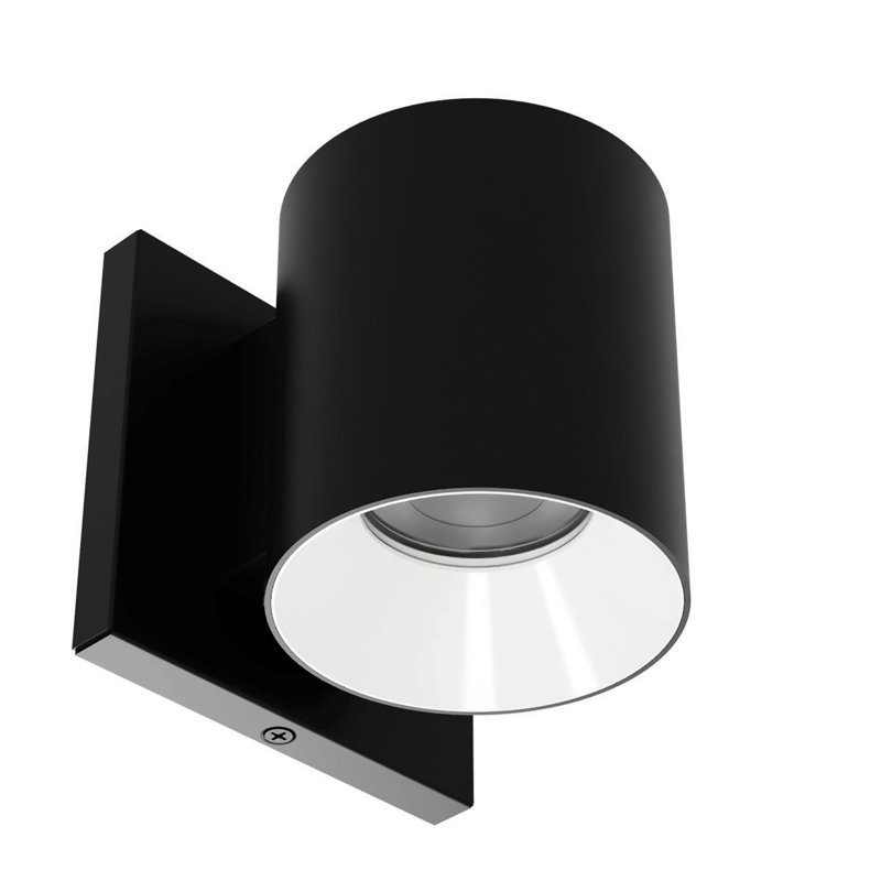 Zoron Dimmable LED Outdoor Round Wall Light With Color Temperature Switch (2700K/3000K/3500K/4000K/5000K), 45° Beam Angle