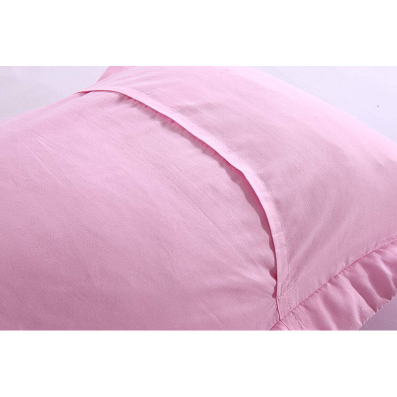 P-solid Shams Polyester Bedding, Standard, Pink