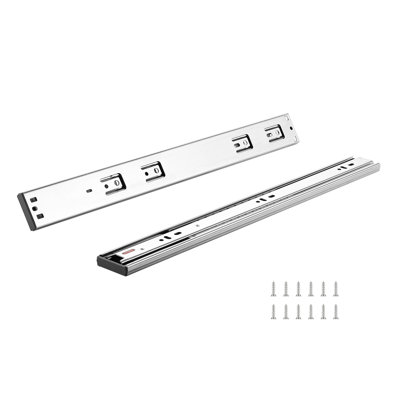 6 Pairs 20 Inch Soft Close Drawer Slides - Heavy Duty Full Extension Ball Bearing Side Mount Cabinet Runners, 100 Lbs Load Capacity