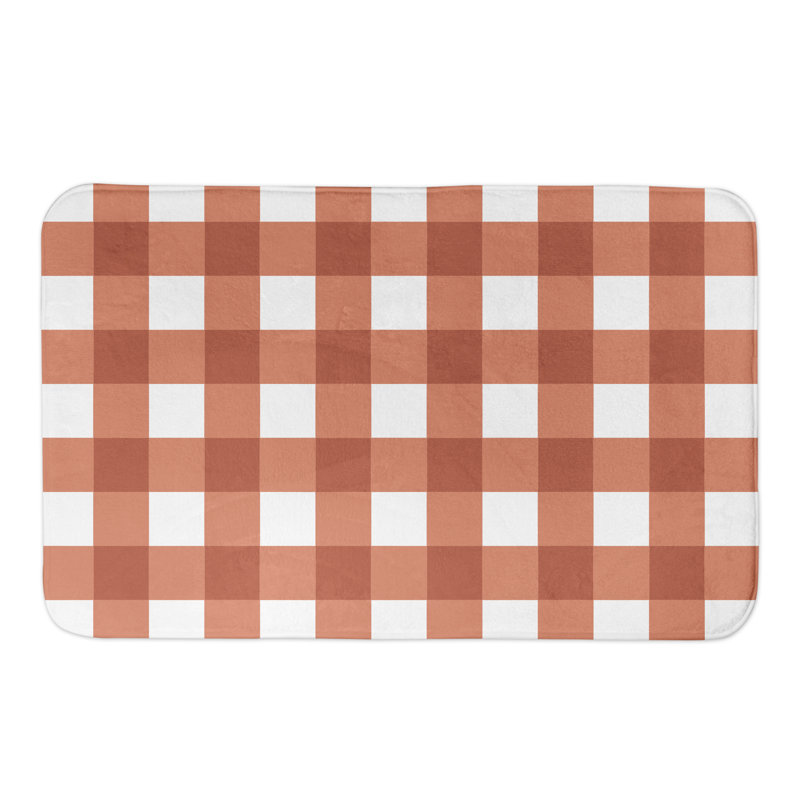 Tapis pour salle de bain Didcot, Orange