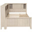 Lit de jour simple en bois avec 3 tiroirs, lait blanc antique, fabrication, aucun sommier requis blanc, solide-1664163686
