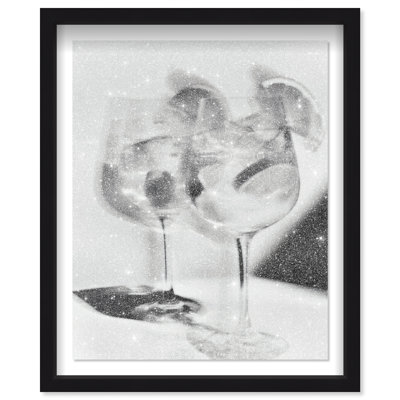 Phantom Pour Framed Graphic Art