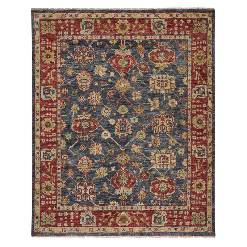 Sonai Performance Hand Knotted Wool Oriental Rug, Rectangle 3' x 5'