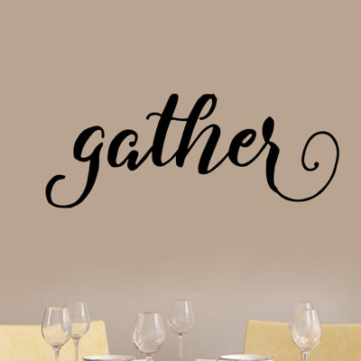 Text & Numbers Non-Wall Damaging Wall Decal