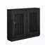Armoire cannelée évidée avec 2 trous de sortie et rangement-130178075
