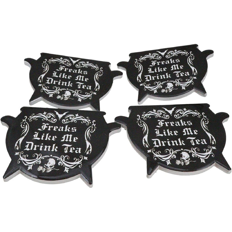 Ceramic 4 Piece Coaster Set