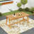 Modern Outdoor Dining Table