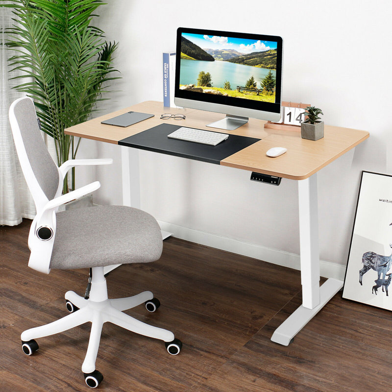 Mandelyn Adjustable Metal Base Standing Desk