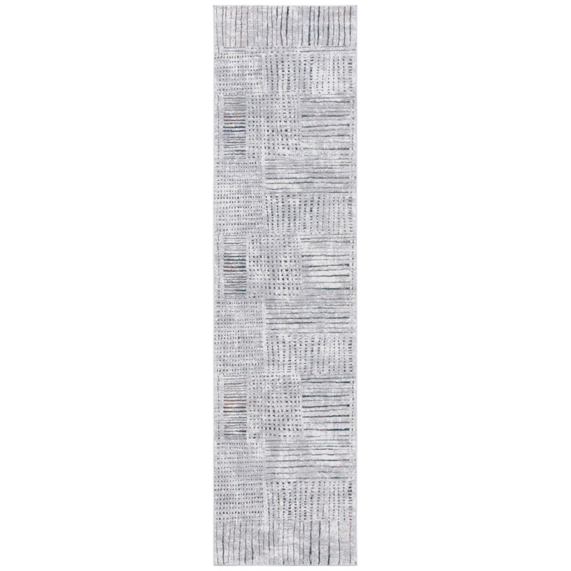 Knotts Performance Geometric Rug, Runner 2'2" x 9'