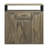 Bevil Industrial Rectangular 1-Drawer Server in Rustic Oak
