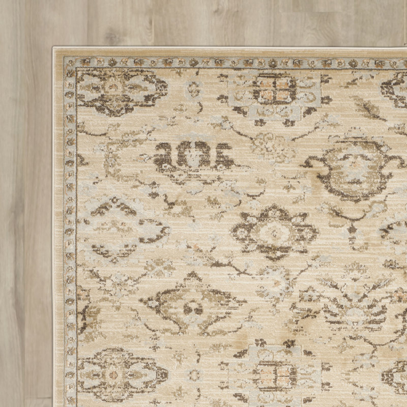 McCabe Performance Floral Rug, Rectangle 8' x 10'