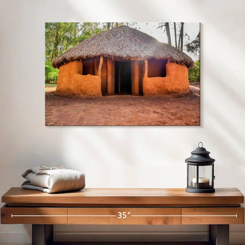 Lilie Kenya Tribal Hut, 16" H x 24" W