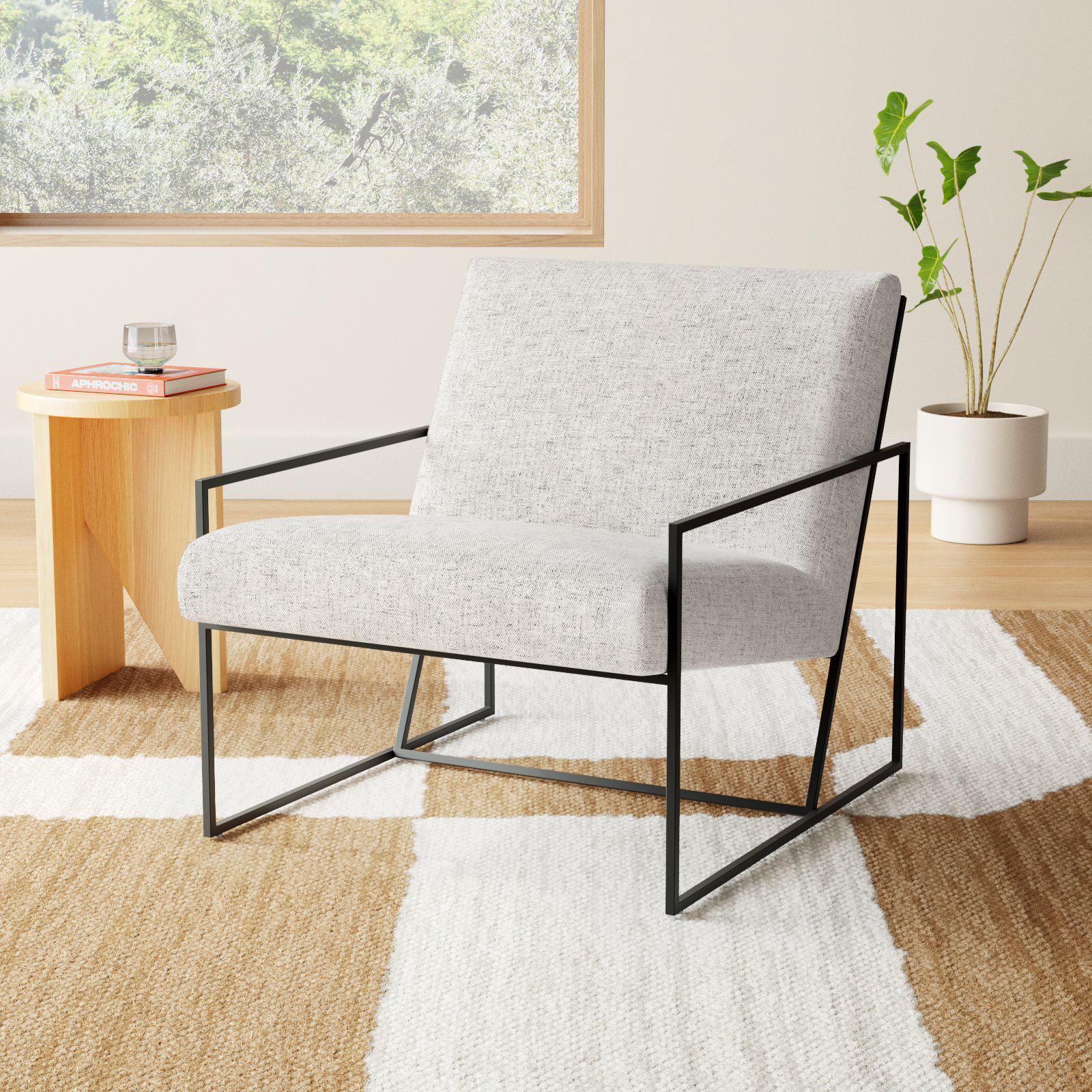 Arsos Armchair, Light Gray