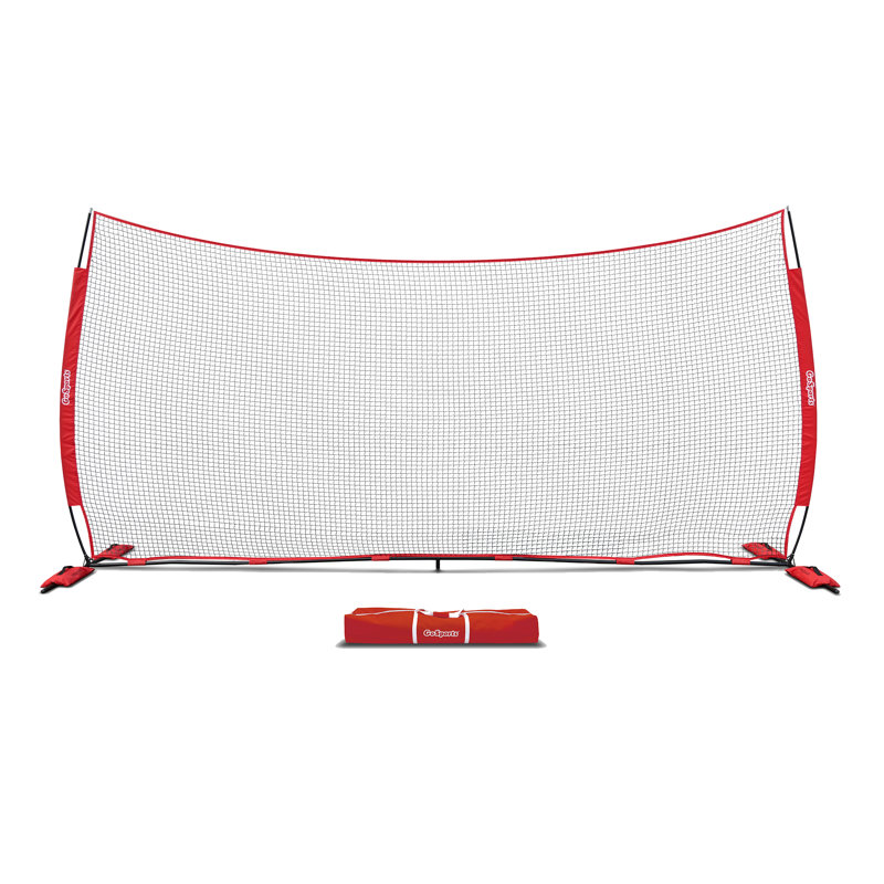 Filet de protection GoSports pour sports avec sacs de sable lestés de 20 pi x 10 pi