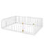 Structure de lit pour grand lit en bois avec clôture et porte-117067622-117067624
