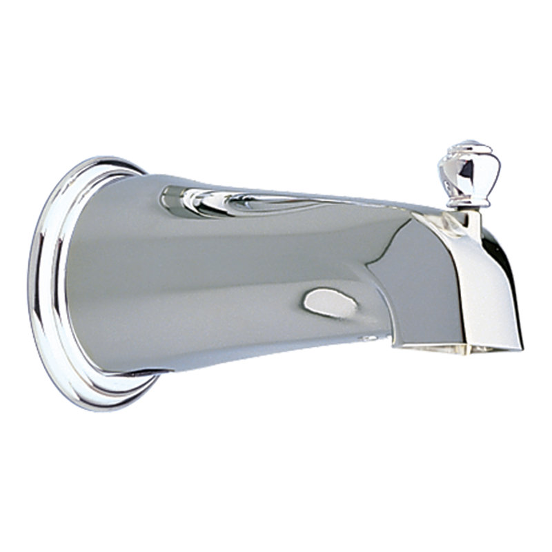Monticello Single Handle Wall Mounted Tub Spout Trim, Chrome, IPS Connection