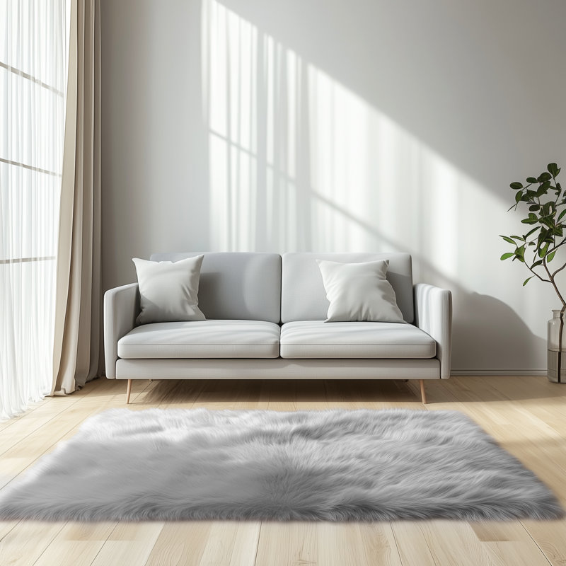 Tapis à poils longs Kellor, Rectangle 6 pi 6 po x 10 pi