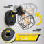 Lampe murale noire