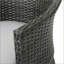 Chaise de patio en osier avec coussin Backlund-24810046