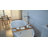 67" x 34.65" Freestanding Soaking Solid Surface Bathtub