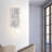 Chrome 7" Wide Wall Light for Hallway, 4-Light Sconce with E12 Base & Faceted Crystals – LED Compatible, BACL Certified