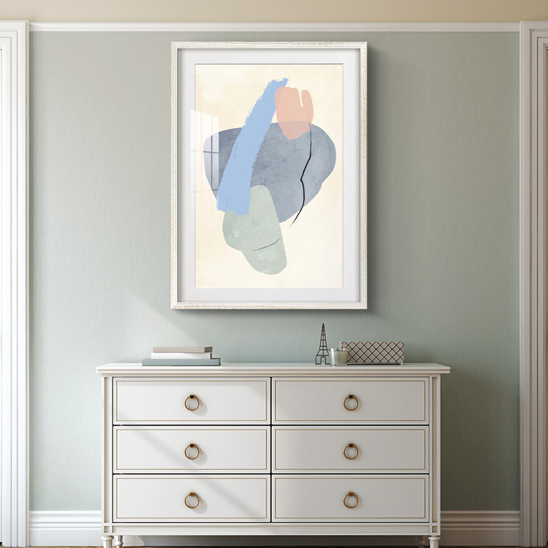 Pastel Assemblage I -Framed Print