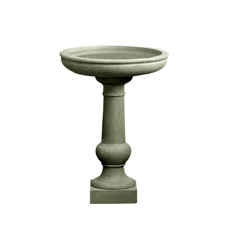 Williamsburg Tea Table Birdbath, Copper Bronze