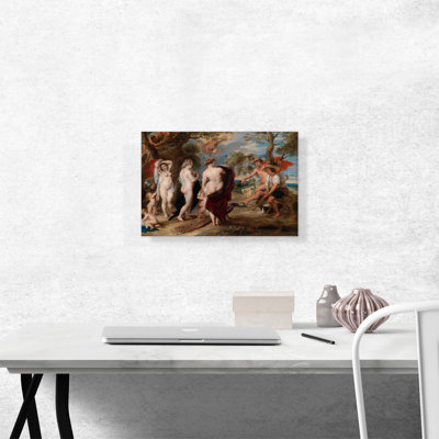 «The Judgement of Paris 1630» par Peter Paul Rubens, reproduction d'art sur toile tendue