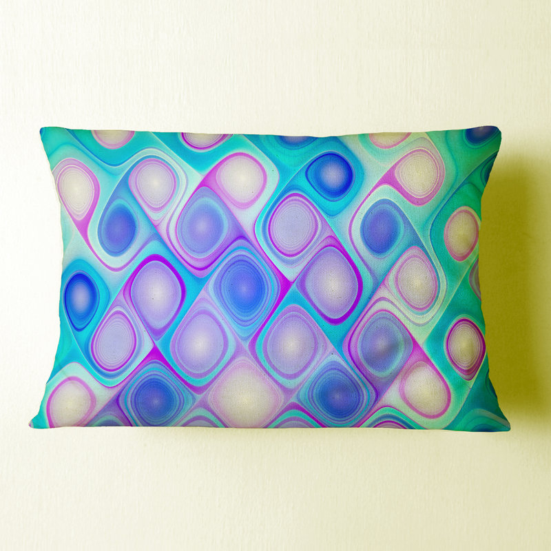 Abstract Reversible Throw Pillow