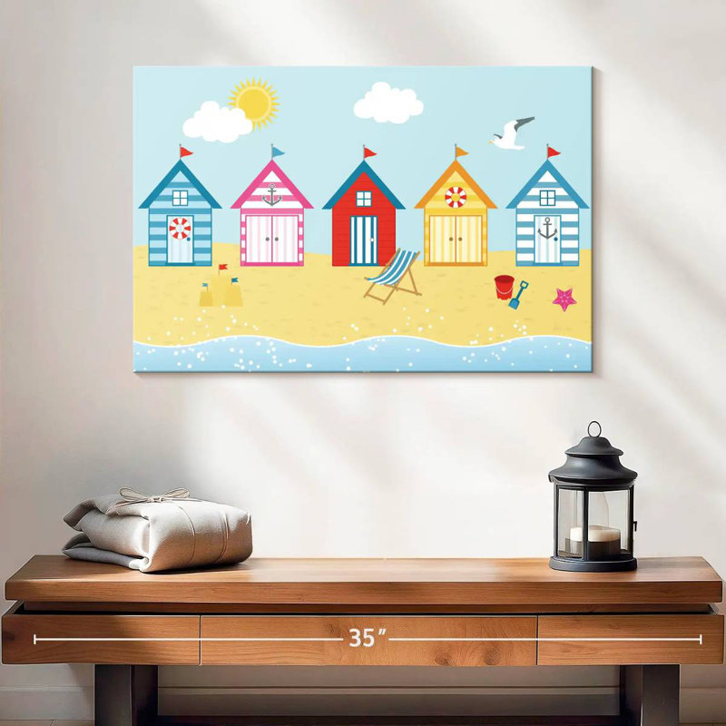 Caricature de cabane de plage Gillard, H 16 po x l 24 po
