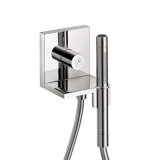 Showersolutions Luxury Handheld Shower Head Holdermodern Coordinating In Chrome, 12651001