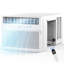 Climatiseur de fenêtre en U HAVATO 12 000 BTU. Refroidit 550 pieds carrés, ultra-silencieux, vue complète de la fenêtre, économie d'énergie, installation facile. Blanc.