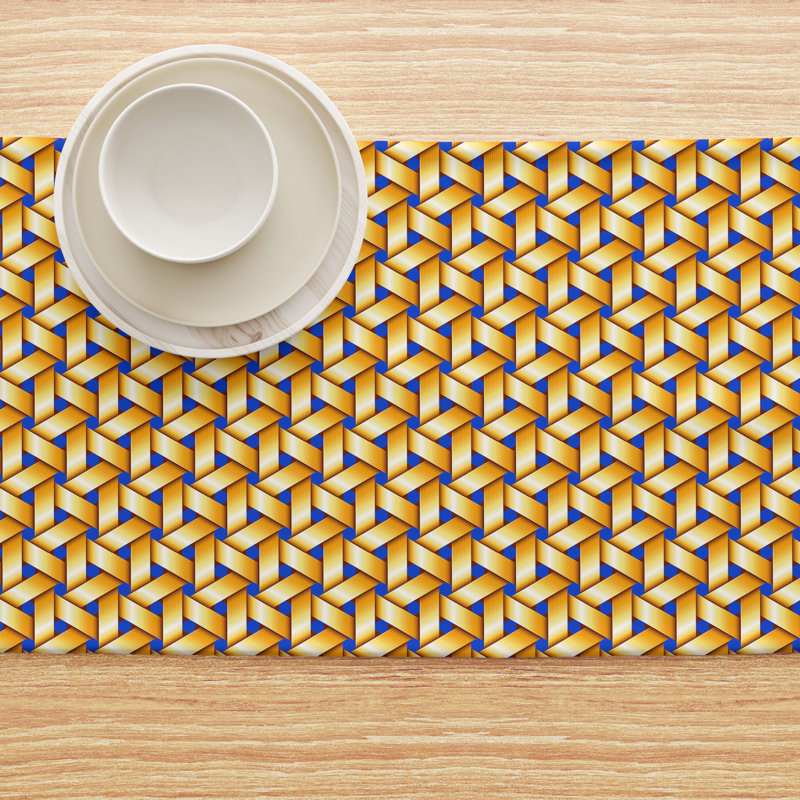 Wasson Geometric Table Runner, 72" x 12"
