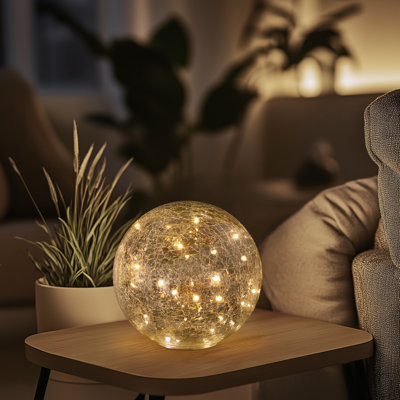 Kingsbridge Portable Glass Globe Lamp