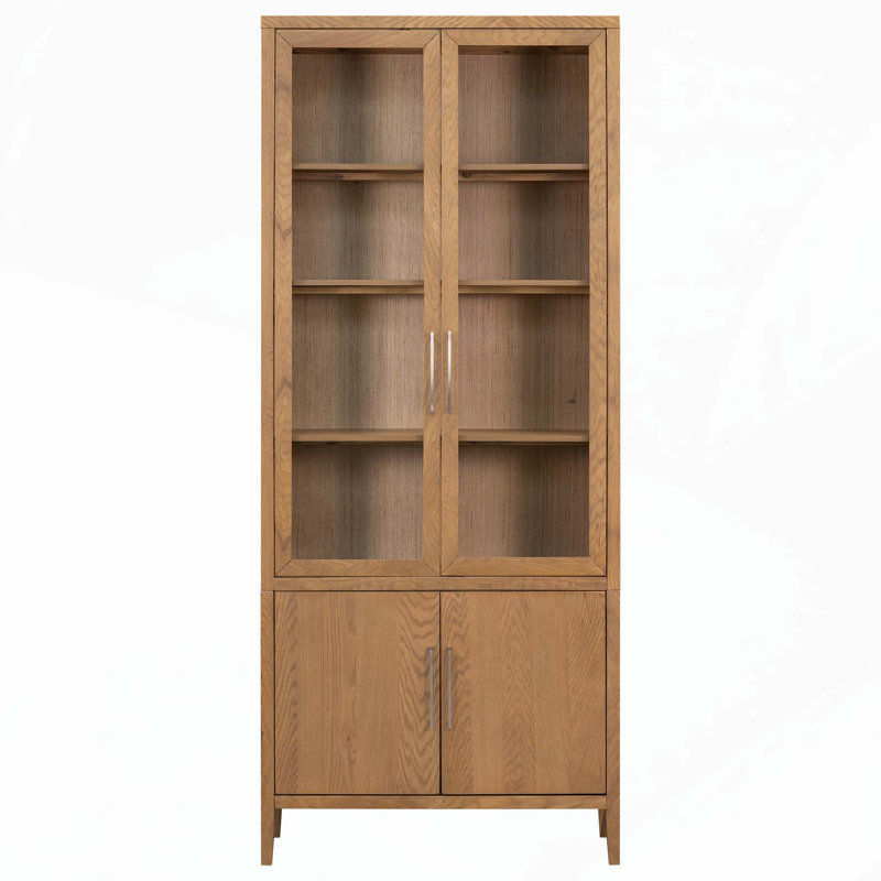Grande armoire impressionnante avec différents matériaux pour plusieurs pièces, Naturel