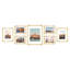 Drennon Metal Picture Frame - Set of 7 with Mat-88622776