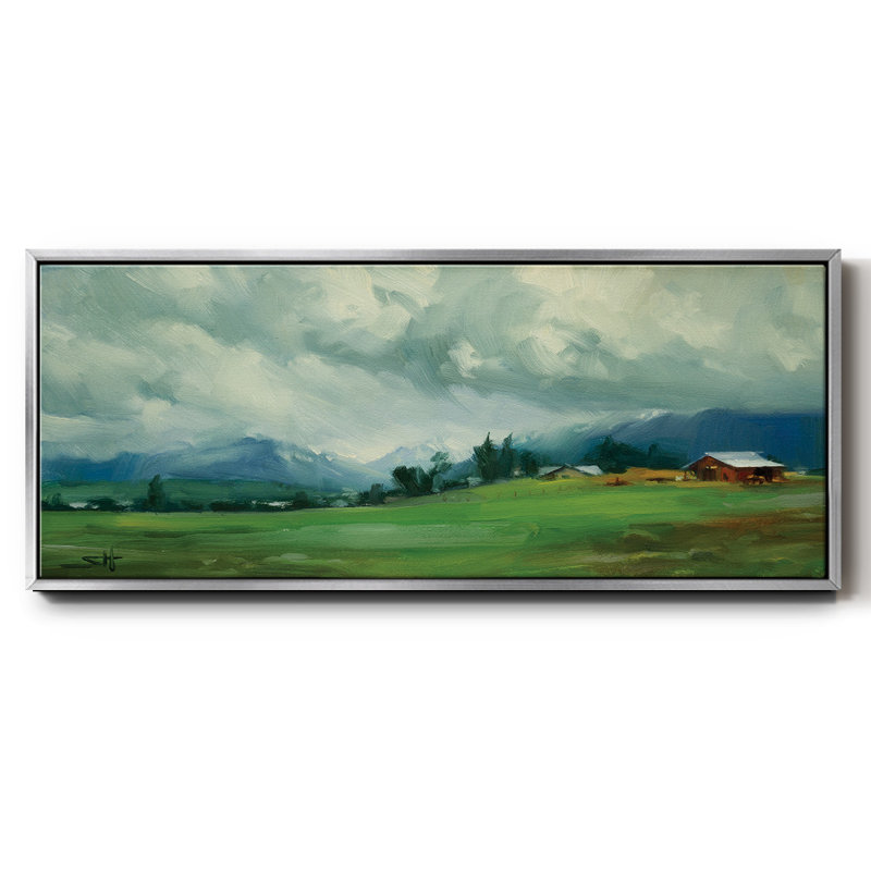 Wallowa Valley - toile encadrée, H 20 po x l 50 po